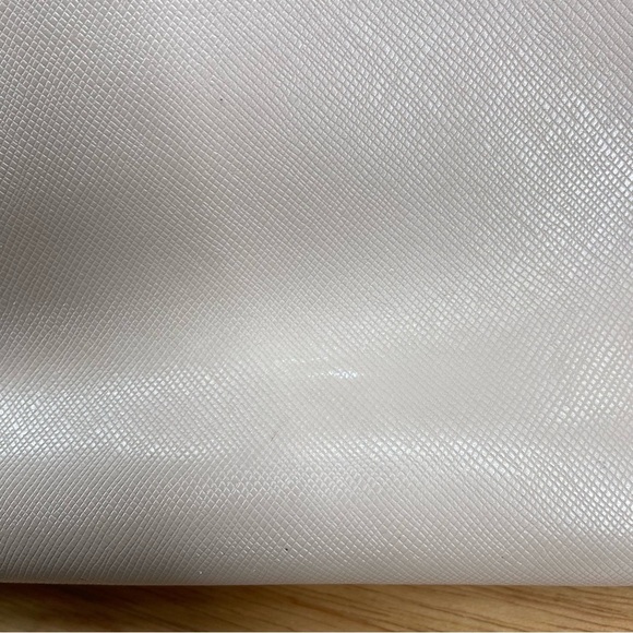 Coach Peyton Top Zip Saffiano Leather Tote Bag Light Grey/Beige - Picture 15 of 15